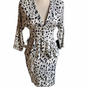 Catherine Malandrino animal print dress
